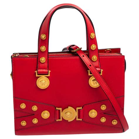 versace red handbag